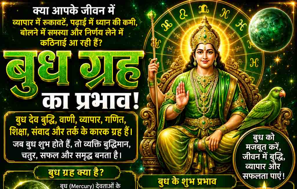 नीच के बुध के शुभ-अशुभ प्रभाव